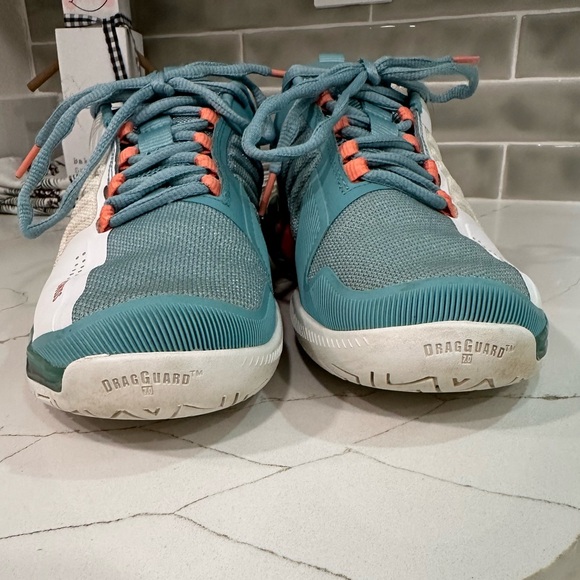 K-Swiss Ultrashot 3. Women Size 8.5 Color Blanc De Blanc/Nile Blue/Desert Flower - Picture 4 of 11